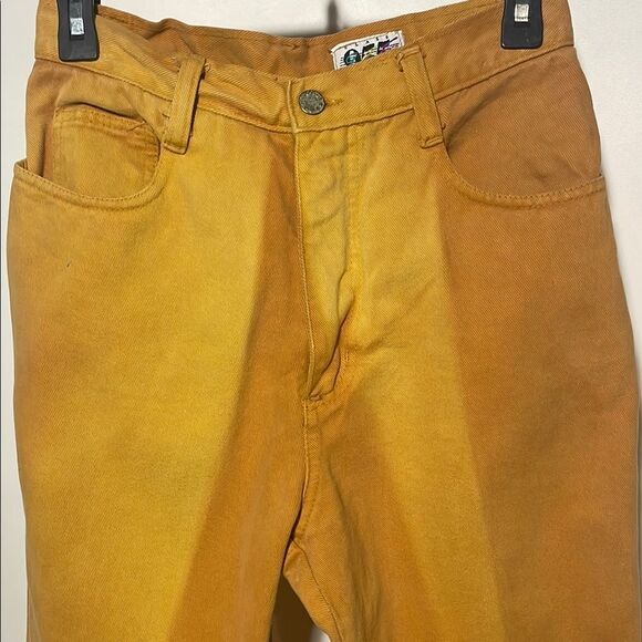 Vibrant Yellow Straight Leg Pants with High Waist - Picture 3 of 12